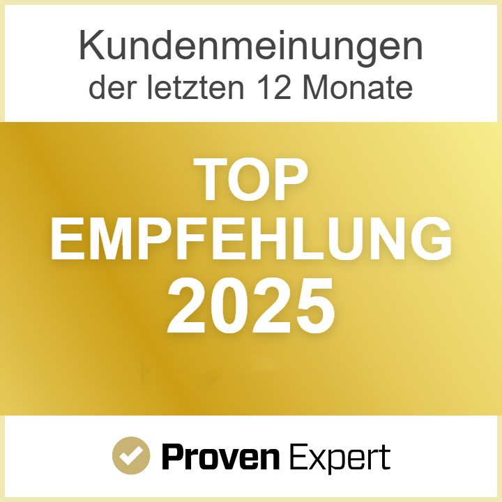 Proven Expert Empfehlung